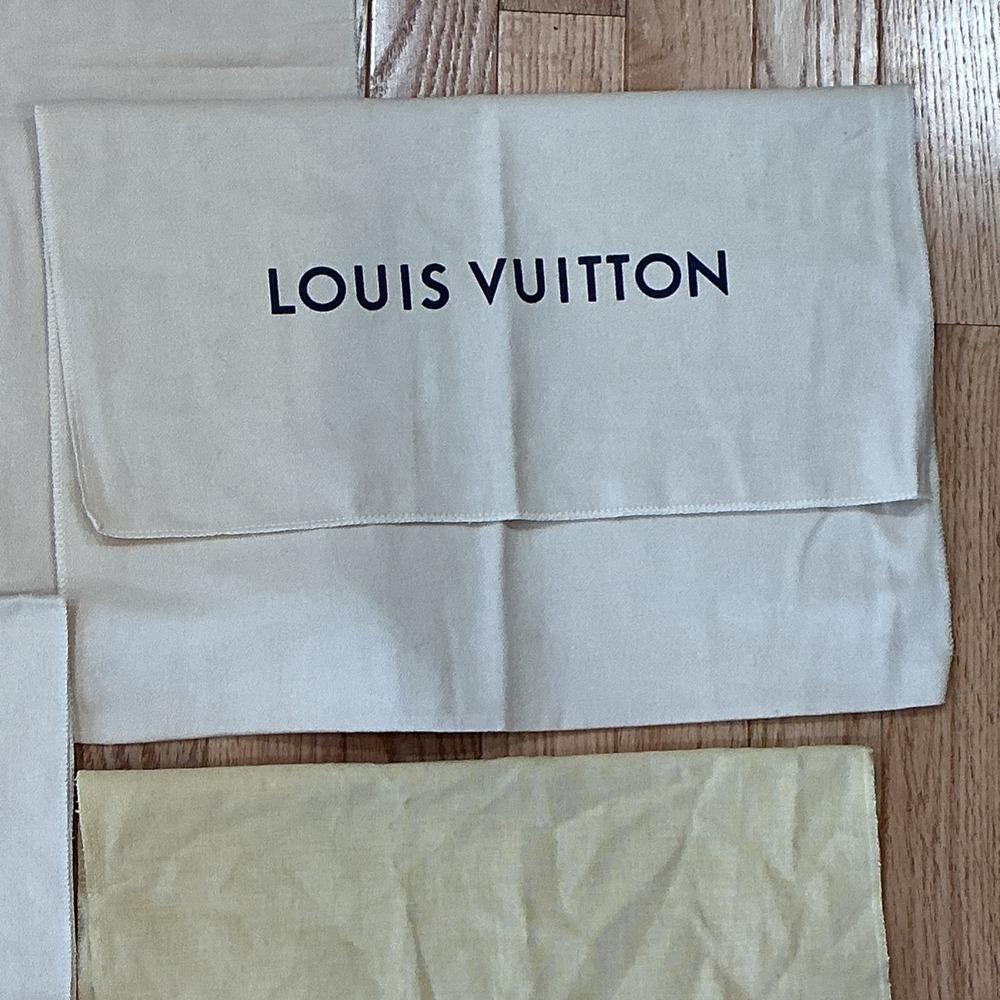 Lot Authentic Louis Vuitton Dust Bags Envelope Style Assorted Sizes 30" To 9" - Picture 3 of 16